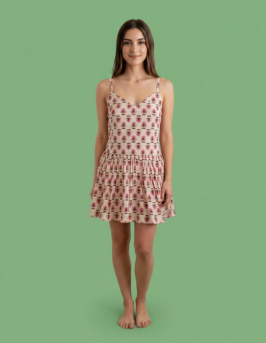 Lime Printed Blouse for Women