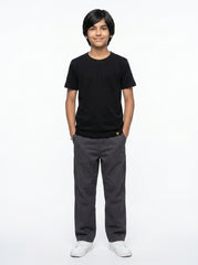 Black Washed T-Shirt for Kids