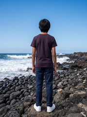 Boys washed plain t-shirt