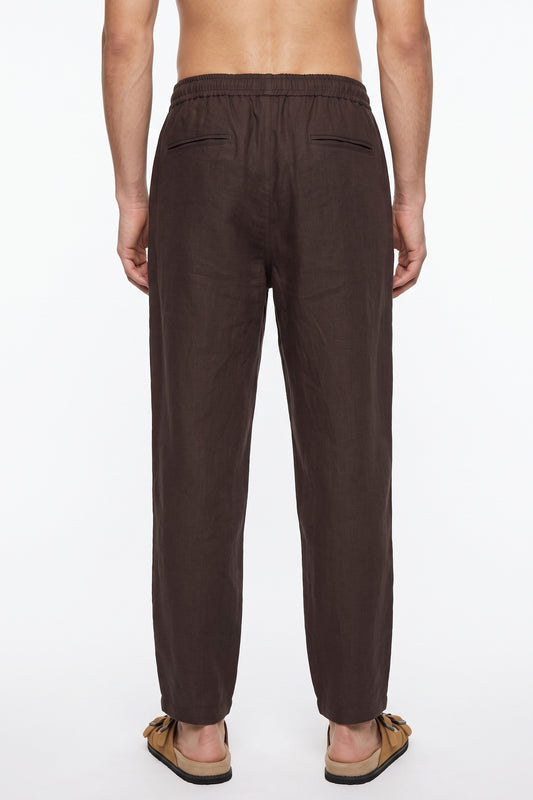 Sea Green Relaxed Lenin Trousers