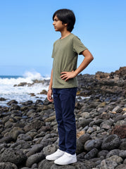 Boy's Solid Short Sleeve T-Shirt