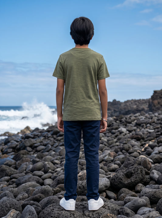 Boy's Solid Short Sleeve T-Shirt