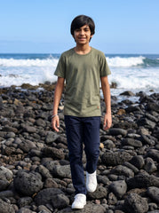 Boy's Solid Short Sleeve T-Shirt