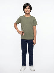 Boy's Solid Short Sleeve T-Shirt