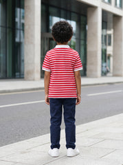Boys stripped polo shirt