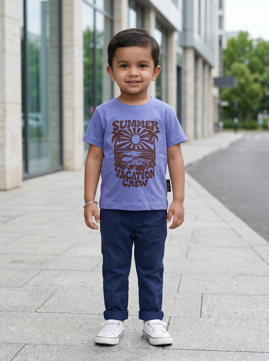 Boys Printed Short Sleeve T-Shirt