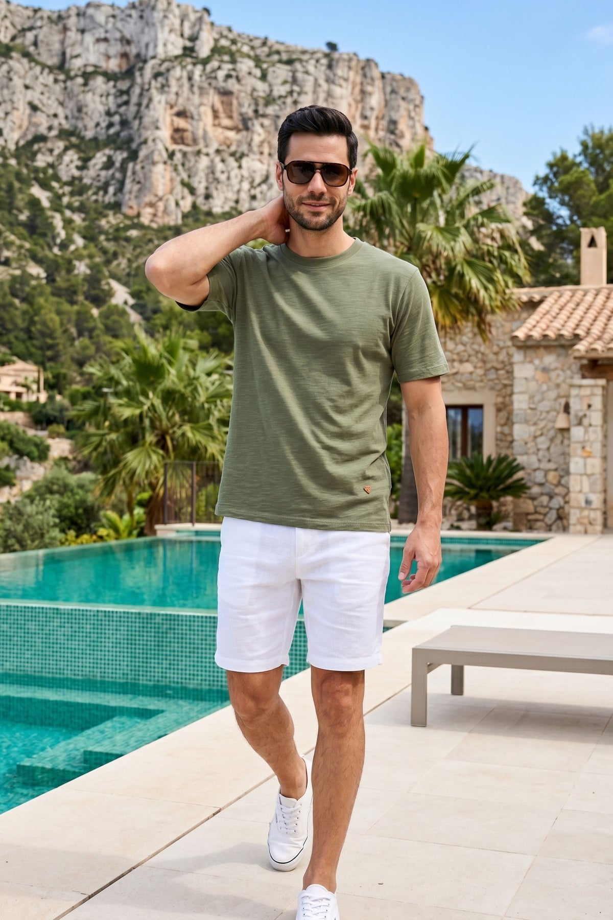 Men's Solid Short Sleeve T-Shirt
