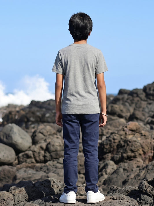 Boy's Solid Short Sleeve T-Shirt