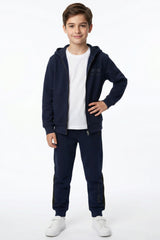 Navy Hoodie & Jogger Track Suit for Kids