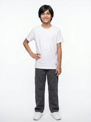 Boys washed plain t-shirt