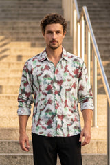 Off-White Discharge Printed Shirt for Men
