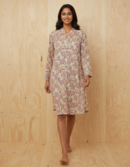 Light Yellow Printed Tunic for Women