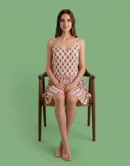 Lime Printed Blouse for Women